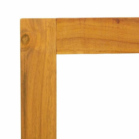 Bijzettafel Bruin 43 x 36 x 40 cm Massief teakhout 8