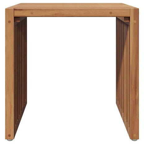 Tuin Bijzettafel Bruin 45 x 42.5 x 45 cm Massief teakhout 5