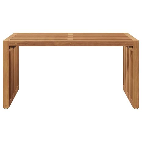 Tuin Bijzettafel Bruin 70 x 37.5 x 35.5 cm Massief teakhout 5