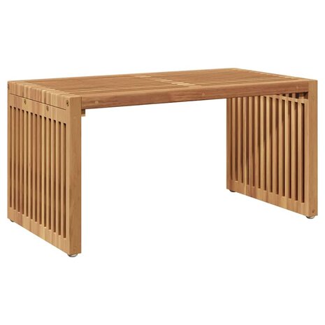 Tuin Bijzettafel Bruin 70 x 37.5 x 35.5 cm Massief teakhout 7