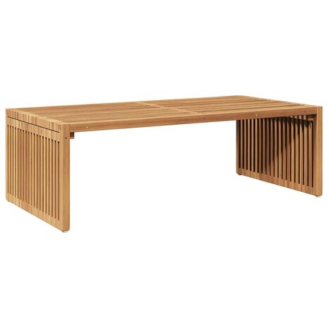 Tuin Bijzettafel Bruin 110 x 55 x 35.5 cm Massief teakhout 7