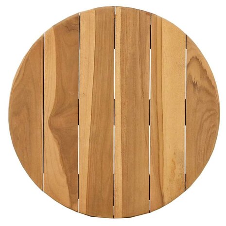 Bijzettafel Bruin 40 x 40 x 41 cm Massief teakhout 5