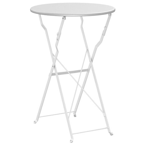 Bistrotafel Wit Ø50x71 cm Poedercoating staal 6