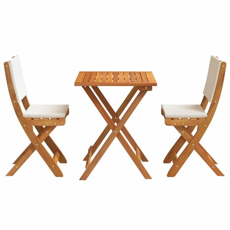 Bistroset 3 pcs Bruin Massief acaciahout 7
