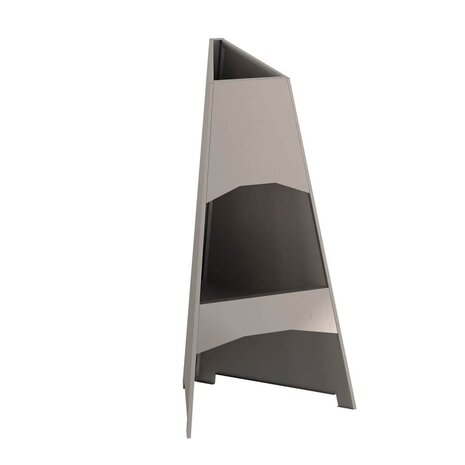 Vuurkorf Bruin 50 x 50 x 95 cm Cortenstaal 5