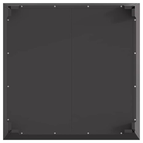 Vuurkorf Zwart 80 x 80 x 43 cm Koudgewalst staal 9