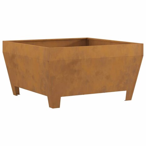 Vuurkorf Bruin 80 x 80 x 43 cm Cortenstaal 2