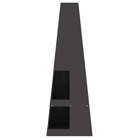 Vuurkorf Zwart 35 x 35 x 100 cm Koudgewalst staal 6
