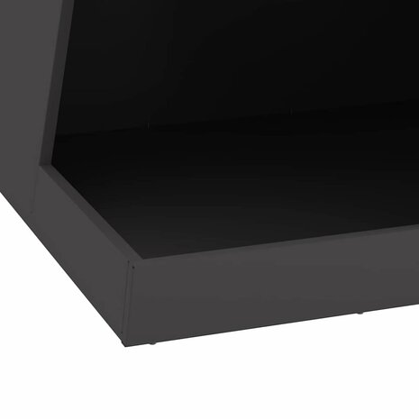 Vuurkorf Zwart 50 x 50 x 100 cm Koudgewalst staal 6