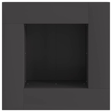 Vuurkorf Zwart 60 x 60 x 30 cm Koudgewalst staal 6