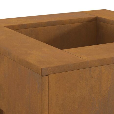 Vuurkorf Bruin 60 x 60 x 30 cm Cortenstaal 8