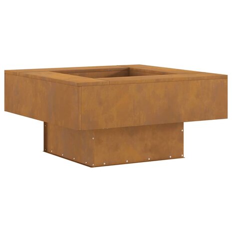 Vuurkorf Bruin 80 x 80 x 40 cm Cortenstaal 2