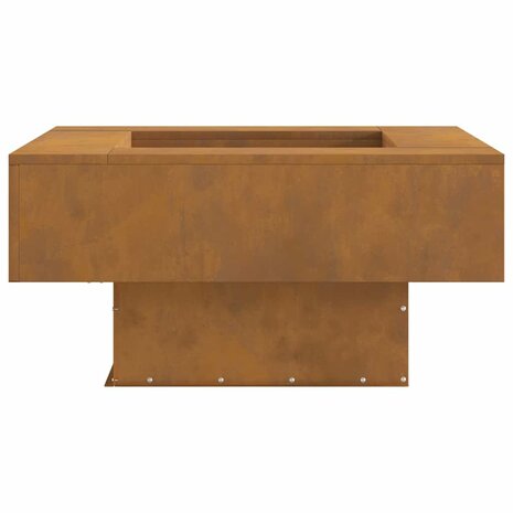 Vuurkorf Bruin 80 x 80 x 40 cm Cortenstaal 6