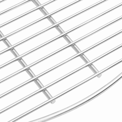 Barbecuerooster Zilver 60 x 60 cm Roestvrij staal 5