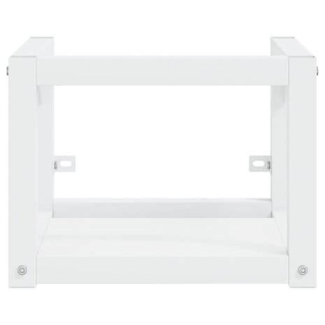 Wastafelframe met inbouwwastafel ijzer wit 4