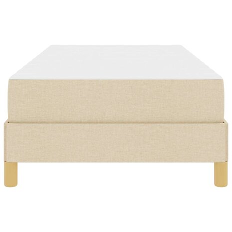 Boxspring bed Crème en bruin 80 x 200 cm 7
