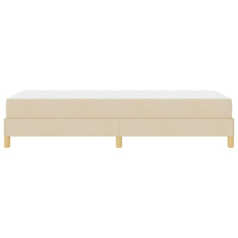 Boxspring bed Crème en bruin 80 x 200 cm 8