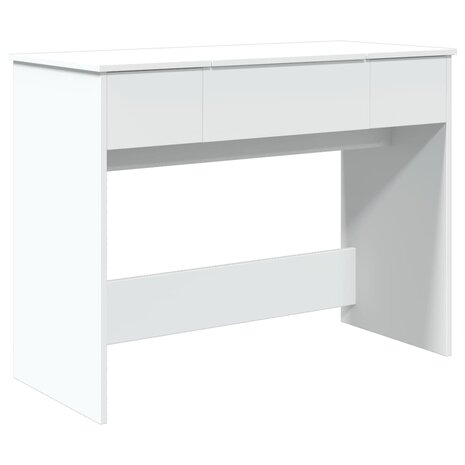 Kaptafel met spiegel 100x45x76 cm wit 2