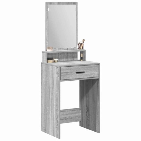 Kaptafel met lade Grijs sonoma 50 x 41 x 140 cm Bewerkt hout 3
