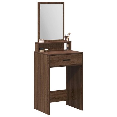 Kaptafel met lade Bruin Eiken 50 x 41 x 140 cm Bewerkt hout 3
