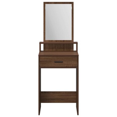 Kaptafel met lade Bruin Eiken 50 x 41 x 140 cm Bewerkt hout 6