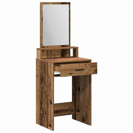 Kaptafel met lade Oud Hout 50 x 41 x 140 cm Bewerkt hout 5