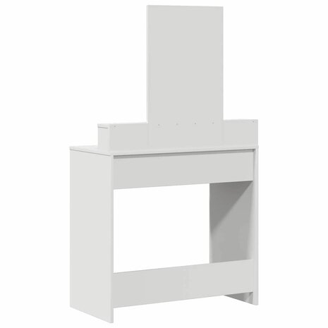 Kaptafel met lade met plank Wit 79 x 41 x 140 cm Bewerkt hout 8