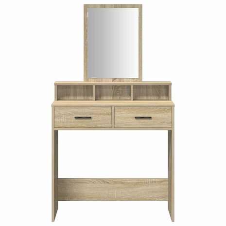 Kaptafel met lade Sonoma Eiken 79 x 41 x 140 cm Bewerkt hout 6