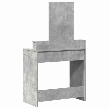 Kaptafel met lade Betongrijs 79 x 41 x 140 cm Bewerkt hout 8
