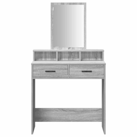 Kaptafel met lade Grijs Sonoma 79 x 41 x 140 cm Bewerkt hout 6