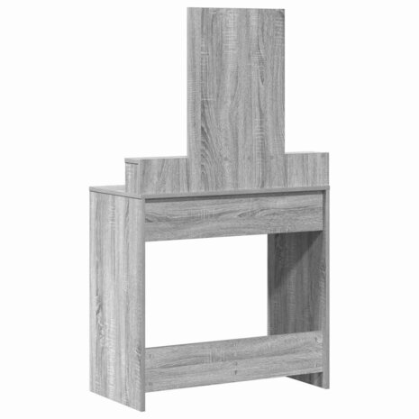 Kaptafel met lade Grijs Sonoma 79 x 41 x 140 cm Bewerkt hout 8