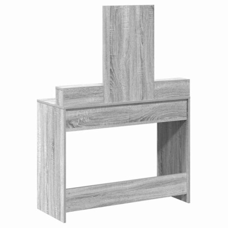 Kaptafel met lade Grijs Sonoma 100 x 41 x 140 cm Bewerkt hout 8