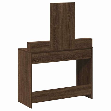 Kaptafel bruin eikenkleur 100 x 41 x 140 cm Bewerkt hout 8