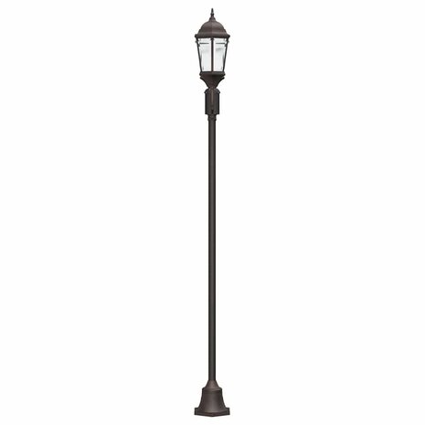 Tuin Lantaarnpaal Brons Aluminium en Glas 5