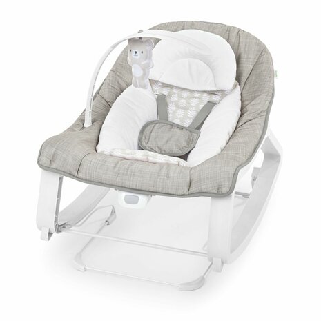 Baby wipstoel Ingenuity Wit Grijs 4