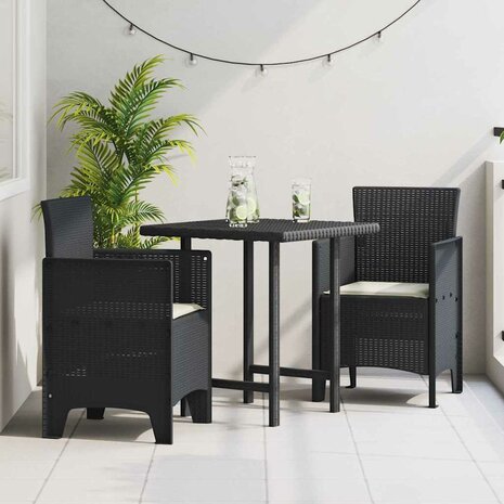 Tuinstoel 2 pcs Antraciet 53 x 49 x 85 cm PP 1