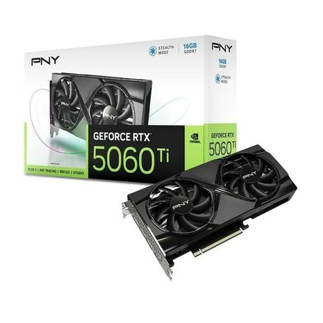 Videokaart PNY geforce rtx 5060 ti 16 GB GDDR7 2