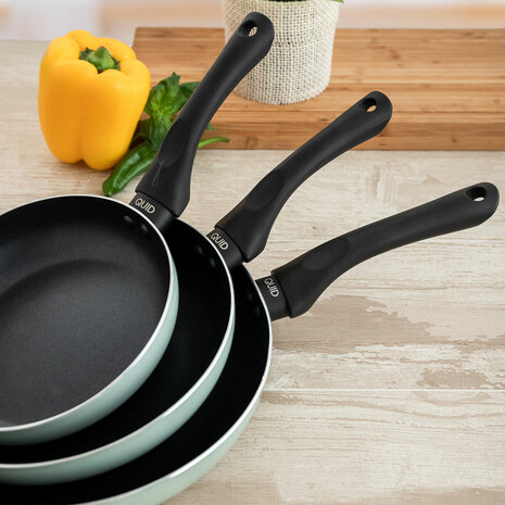 Pannenset Quid Tropic Groen Metaal 3 Onderdelen 5