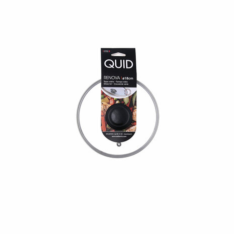 Pannedeksel Quid Renova Transparant Glas Ø 18 cm (6 Stuks) 6