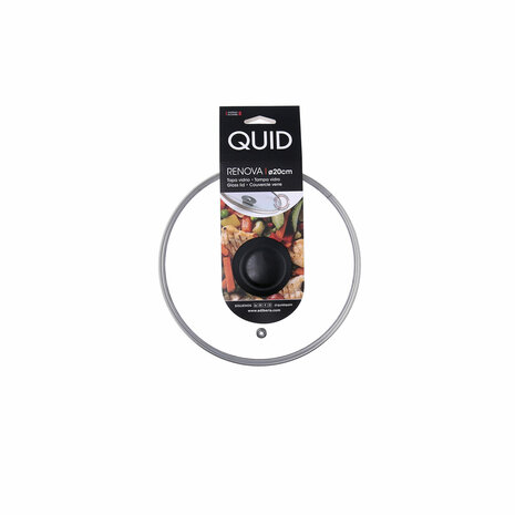 Pannedeksel Quid Renova Transparant Glas Ø 20 cm (6 Stuks) 2