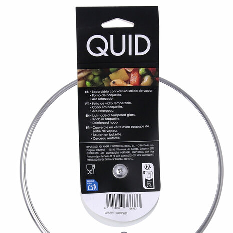 Pannedeksel Quid Renova Transparant Glas Ø 20 cm (6 Stuks) 4