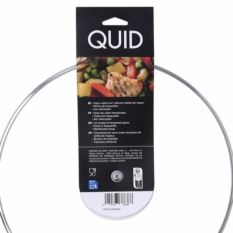 Pannedeksel Quid Renova Transparant Glas Ø 30 cm (6 Stuks) 8