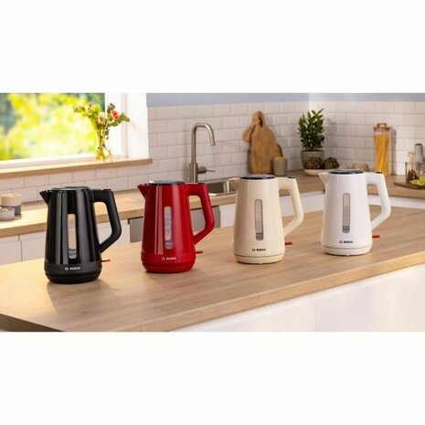 Waterkoker BOSCH TWK1M121 Wit Plastic 2400 W 1,7 L (1 Stuks) 6