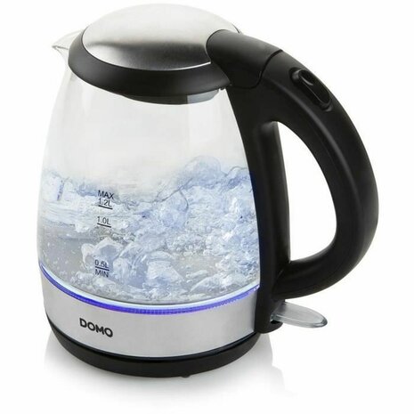 Waterkoker DOMO DO9218WK Zilverkleurig Roestvrij staal Kristal 2200 W 1,2 L 3