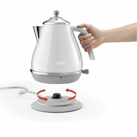 Waterkoker DeLonghi Wit Roestvrij staal 1,7 L 2000 W 2