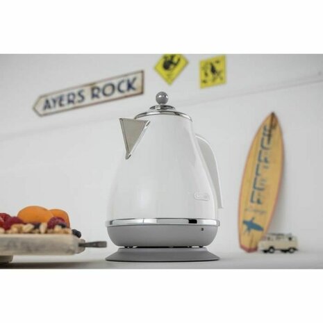 Waterkoker DeLonghi Wit Roestvrij staal 1,7 L 2000 W 4