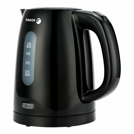 Waterkoker Fagor teya noir 2200 W 1 L Zwart Roestvrij staal Plastic 3