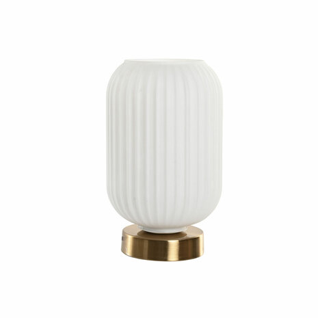 Bureaulamp Home ESPRIT Wit Gouden 50 W 220 V 5