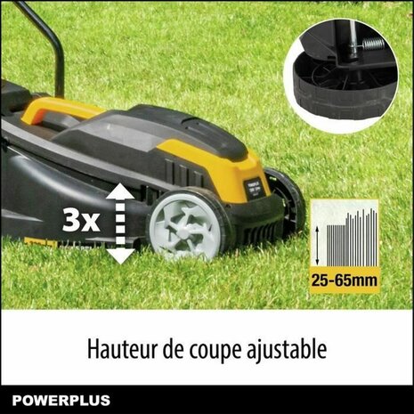 Elektrische grasmaaier Powerplus POWXG62205T 1300 W 220-240 V 32 cm 32 L 5