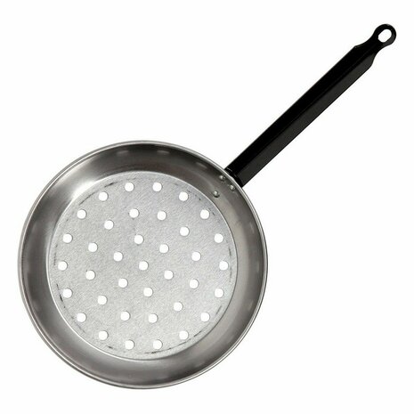 Pan om kastanjes te roosteren Vaello Gepolijst Staal (Ø 28 cm) 2